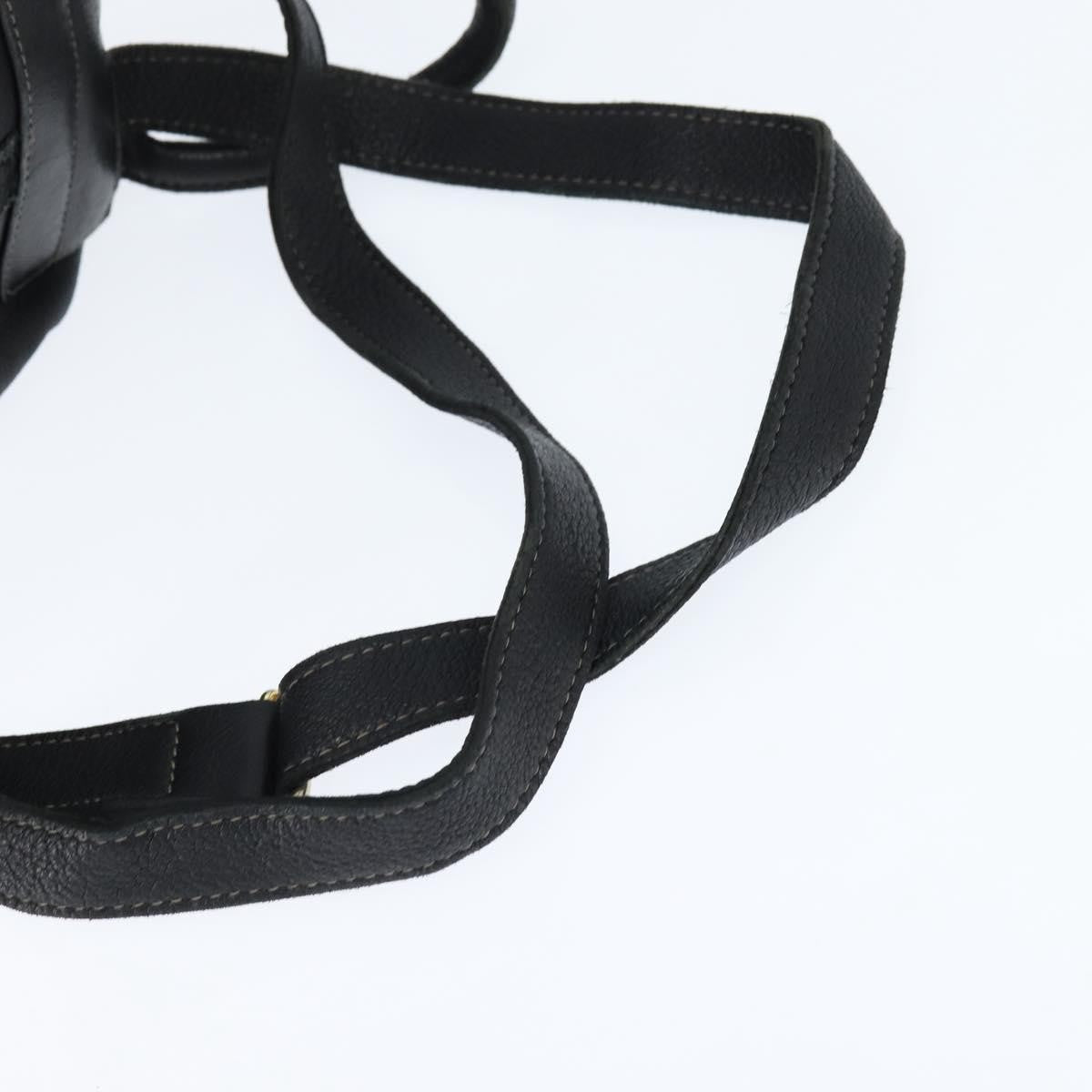 Fendi Logo Flap Drawstring Backpack Leather