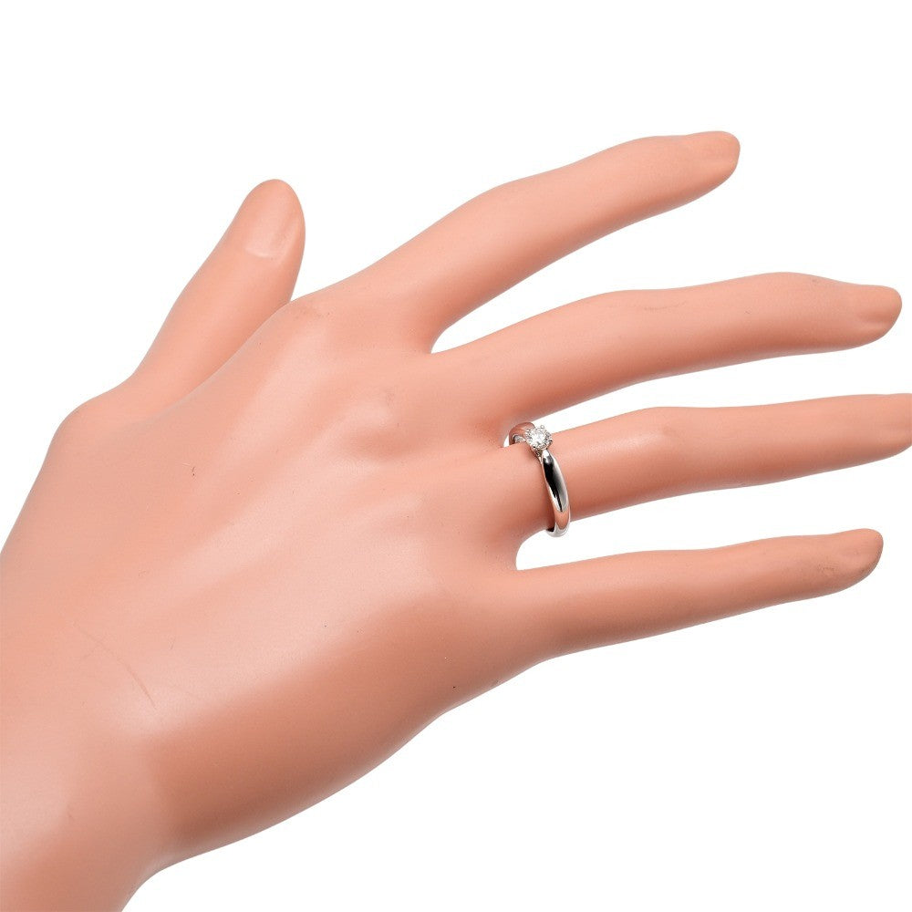 Tiffany & Co. Harmony Solitaire Ring Platinum with RBC Diamond