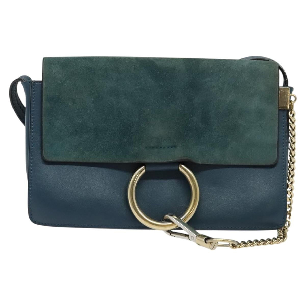 Chloe Faye Shoulder Bag Leather and Suede