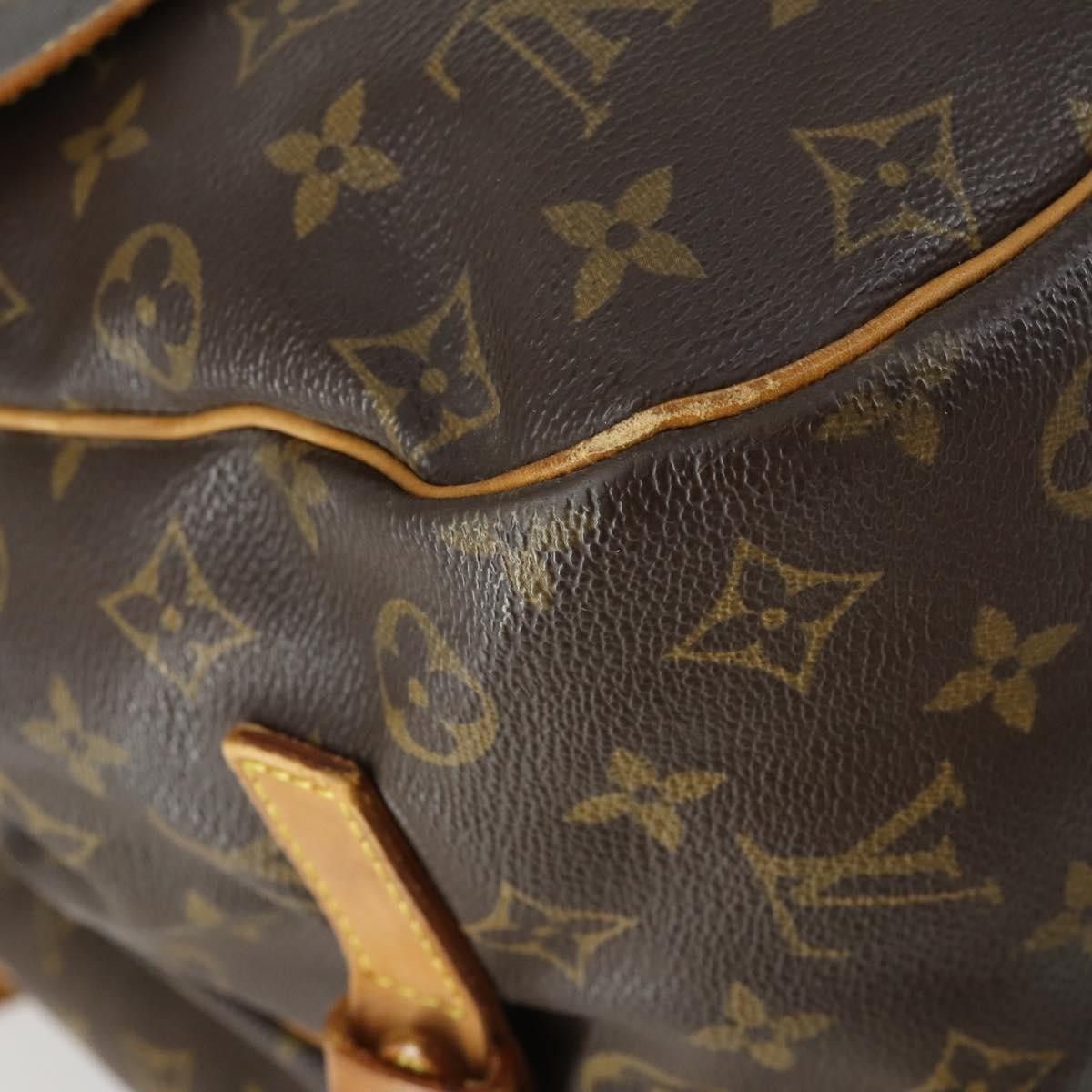 Louis Vuitton Saumur Handbag Monogram Canvas