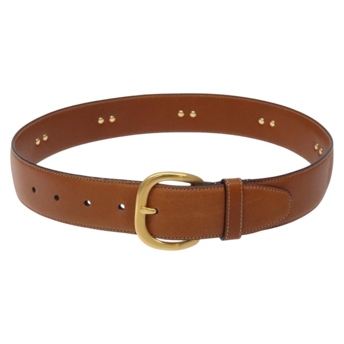 Gucci Buckle Belt Studded Leather