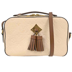 Louis Vuitton Saintonge Handbag Monogram Empreinte Leather