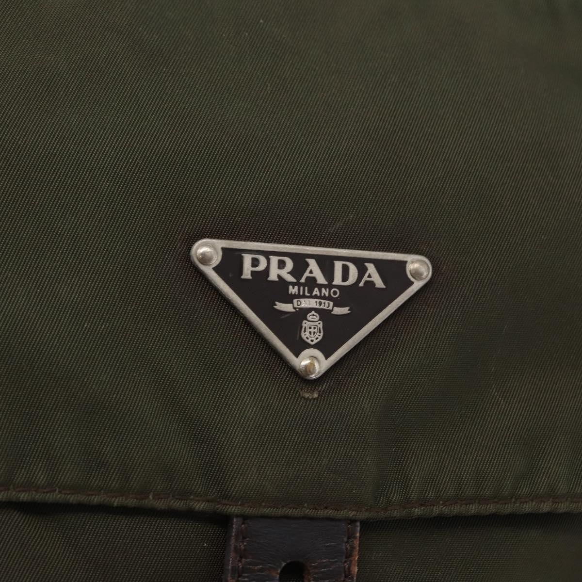 Prada Buckle Messenger Bag Tessuto