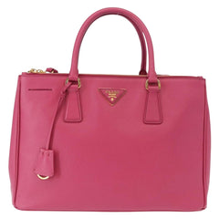 Prada Double Zip Lux Tote Saffiano Leather