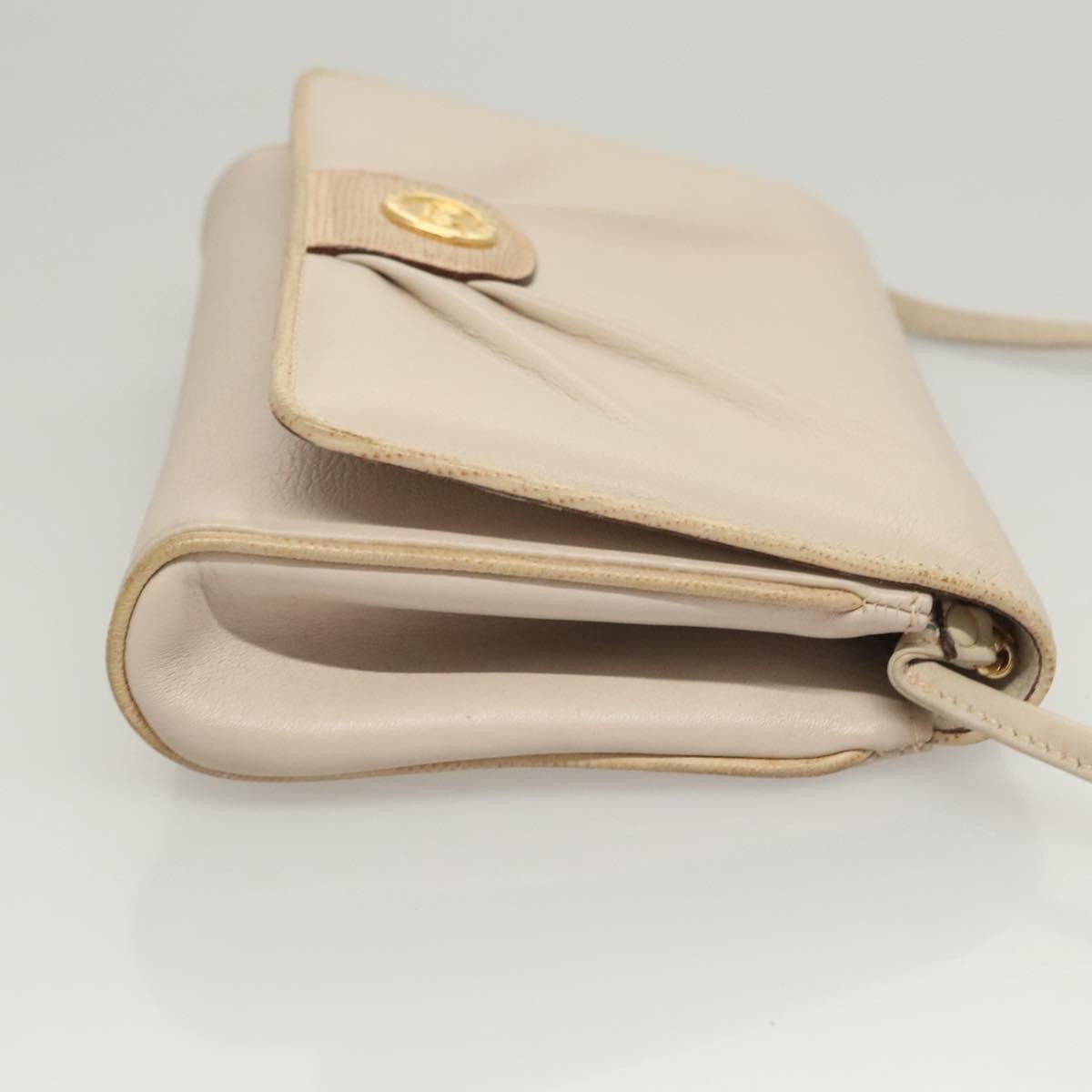 Celine Flap Shoulder Bag Leather