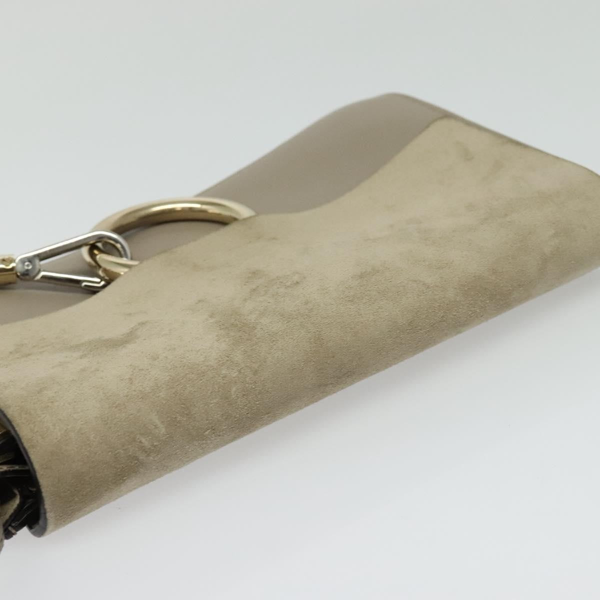 Chloe Faye Shoulder Bag Leather and Suede