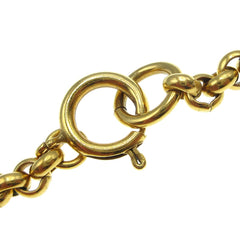 Chanel CC Heart Pendant Necklace Metal