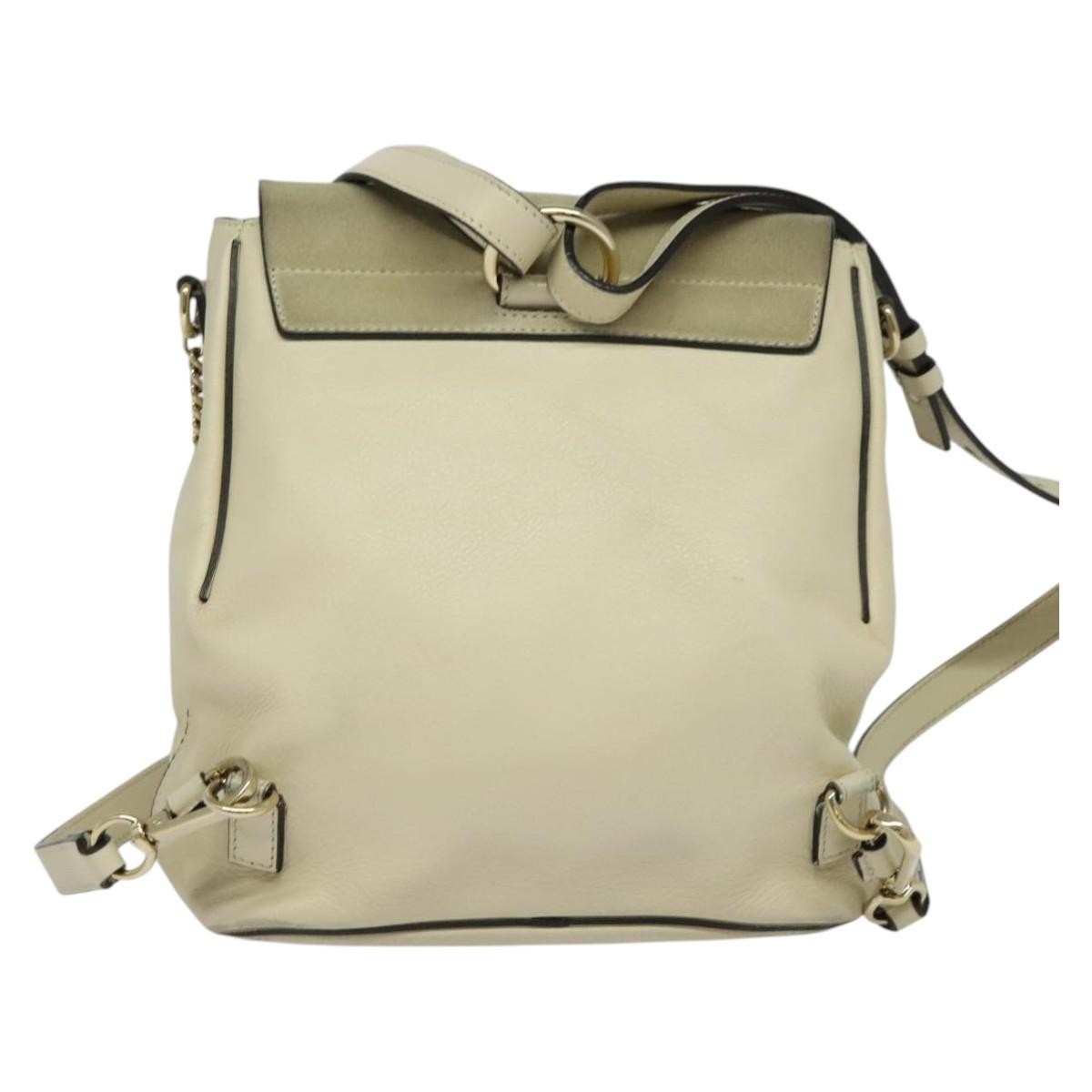 Chloe Faye Backpack Leather and Suede