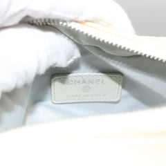 Chanel Biarritz Cosmetic Pouch Quilted Coated Canvas