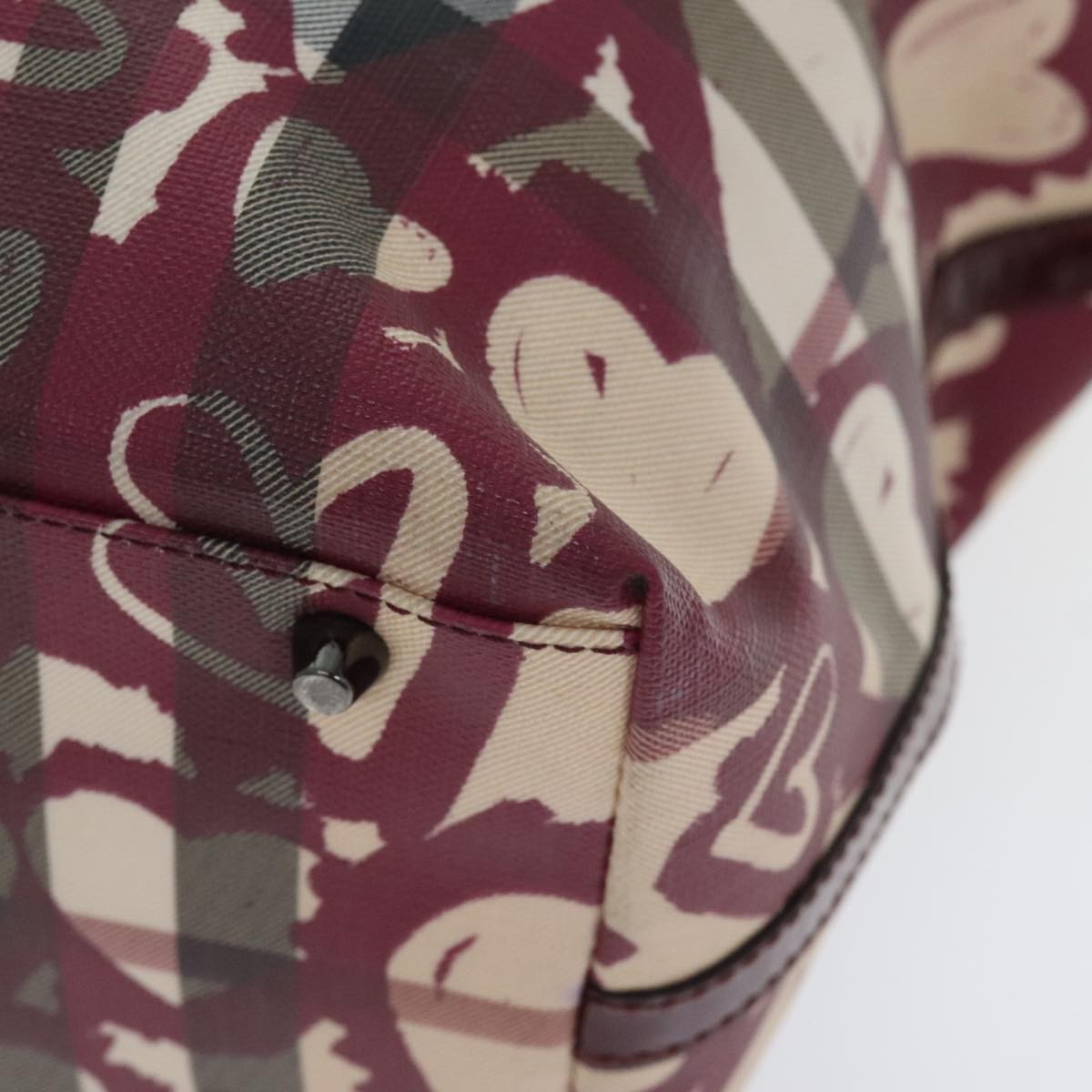 Burberry Open Tote Printed Canvas