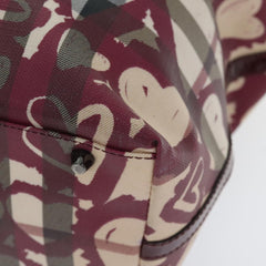 Burberry Open Tote Printed Canvas