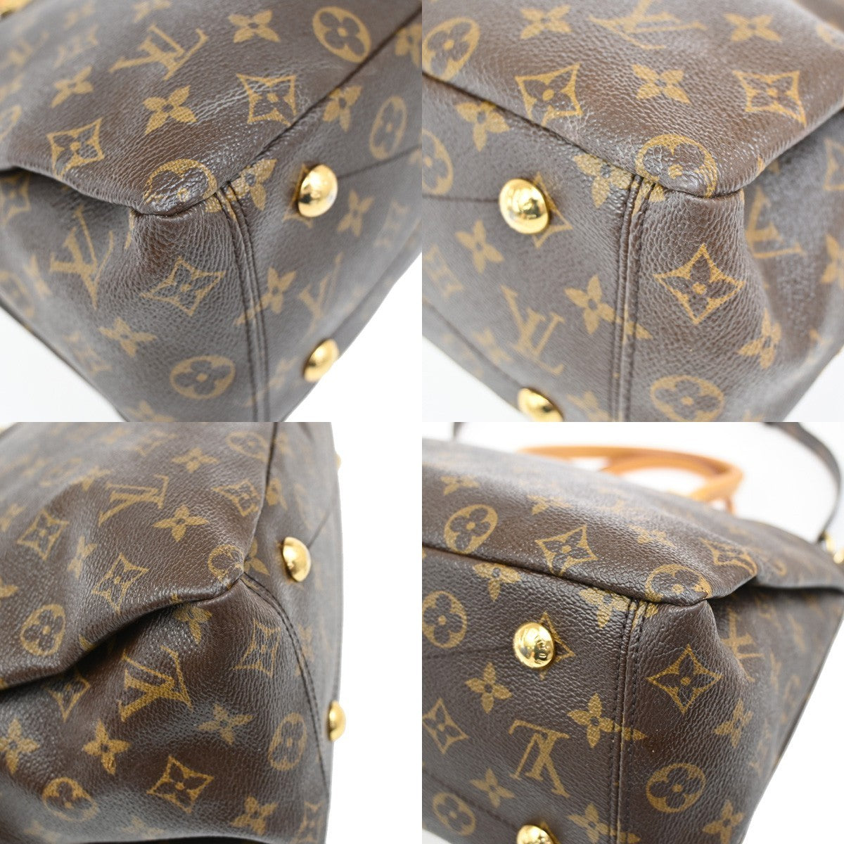Louis Vuitton Pallas Tote Monogram Canvas with Leather