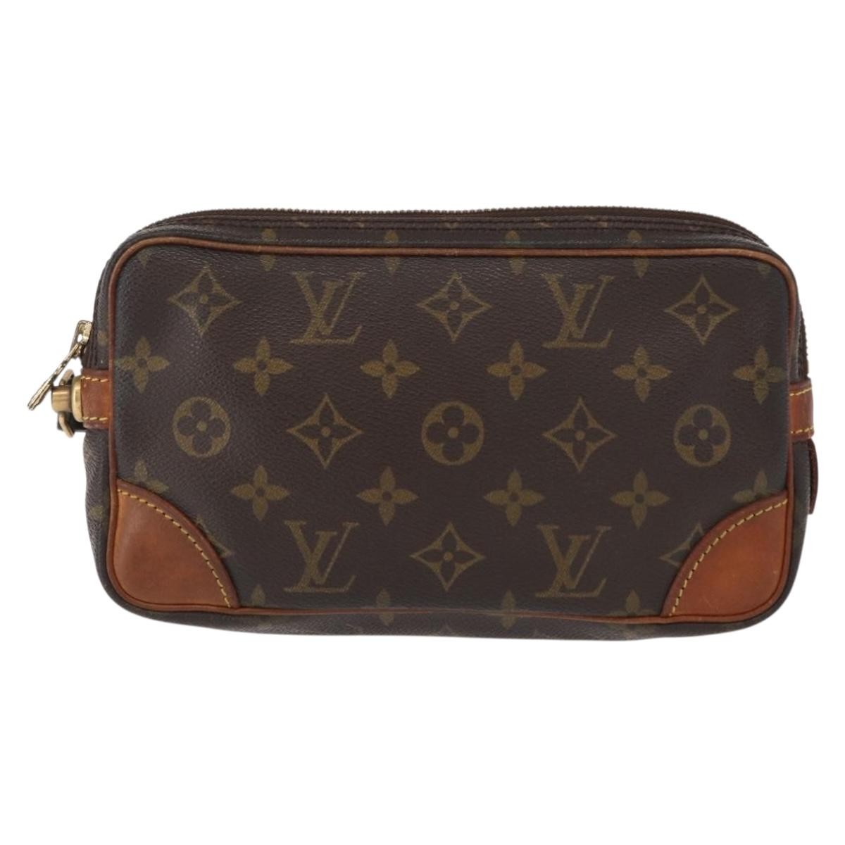 Louis Vuitton Marly Dragonne Clutch Monogram Canvas