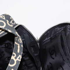 Chanel Boston Zip Tote Quilted Canvas