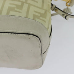 Fendi FF Logo Mon Tresor Bucket Bag Canvas