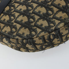 Christian Dior Vintage Trotter Shoulder Bag Canvas