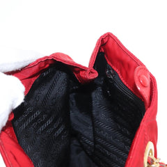 Prada Chain Shoulder Bag Quilted Tessuto