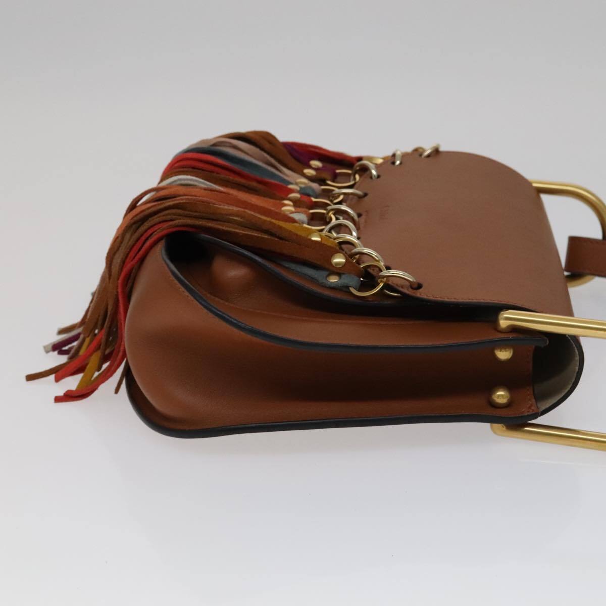 Chloe Multicolor Fringe Hudson Bag Leather