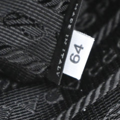 Prada Embossed Logo Convertible Open Tote Vitello Daino