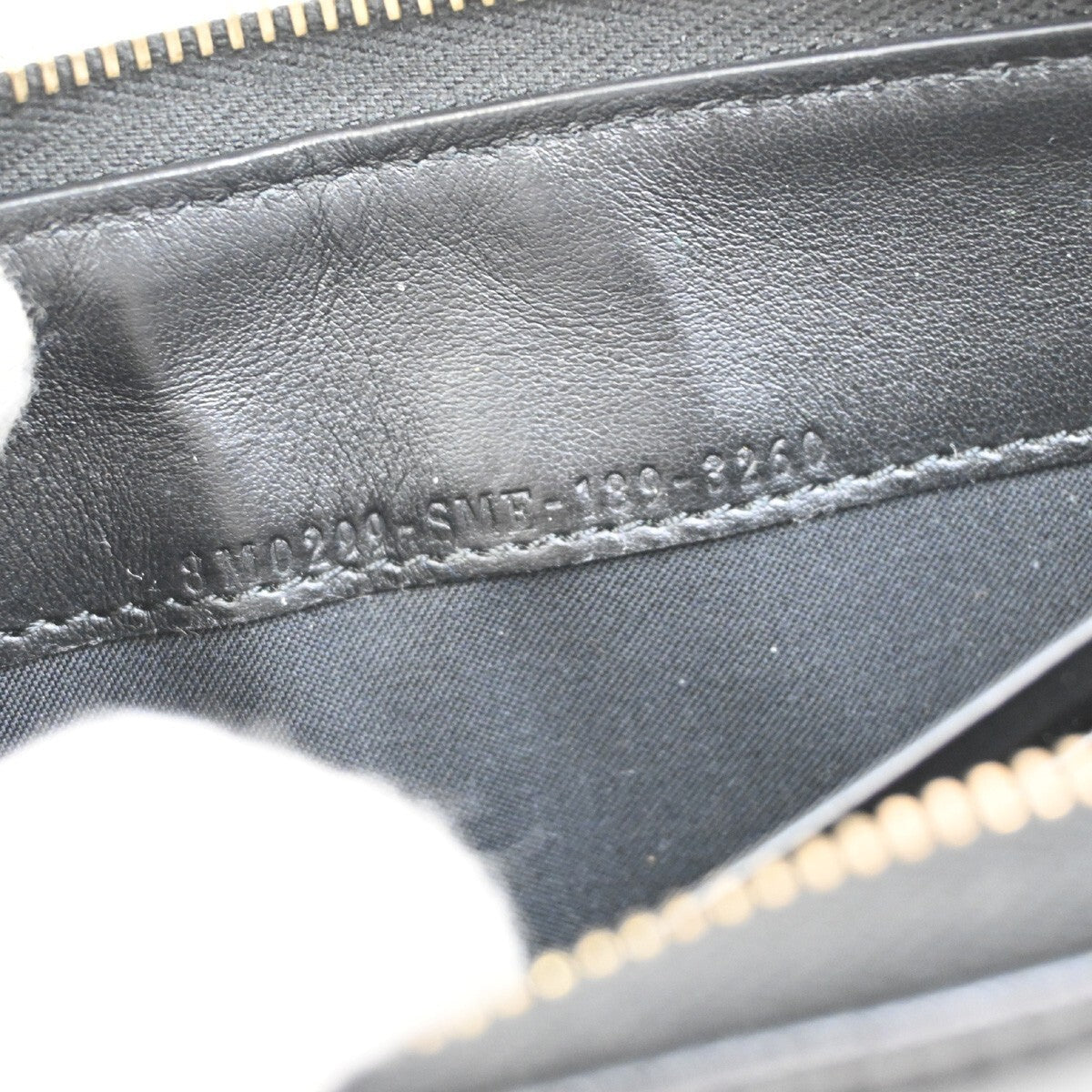 Fendi By The Way Zip Around Wallet Leather