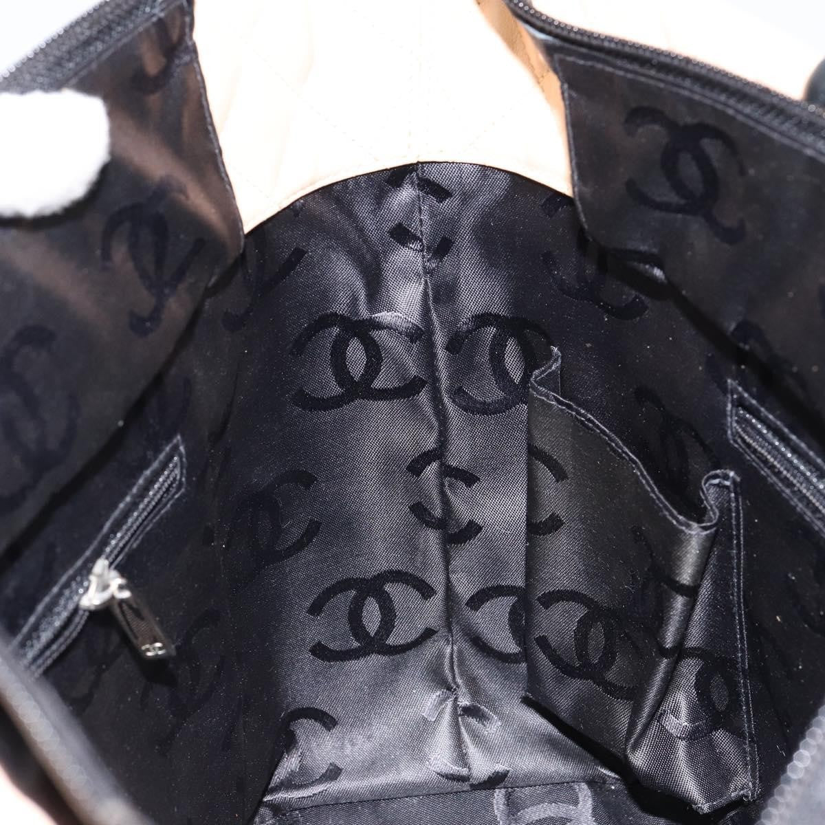 Chanel Cambon Tote Quilted Leather