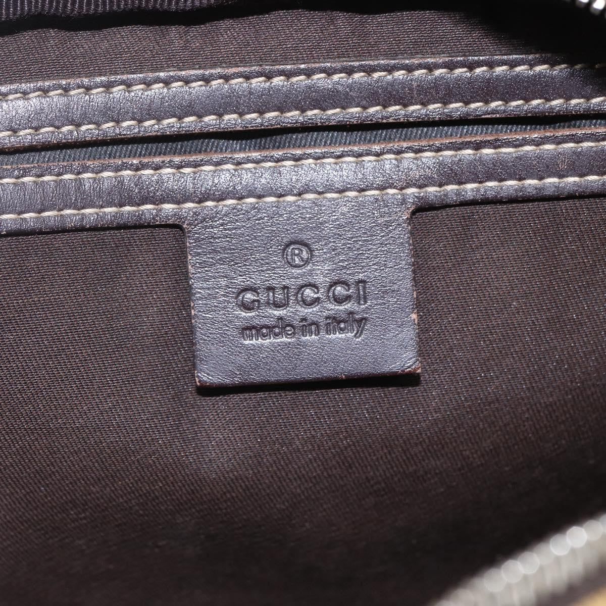 Gucci Front Zip Messenger GG Coated Canvas
