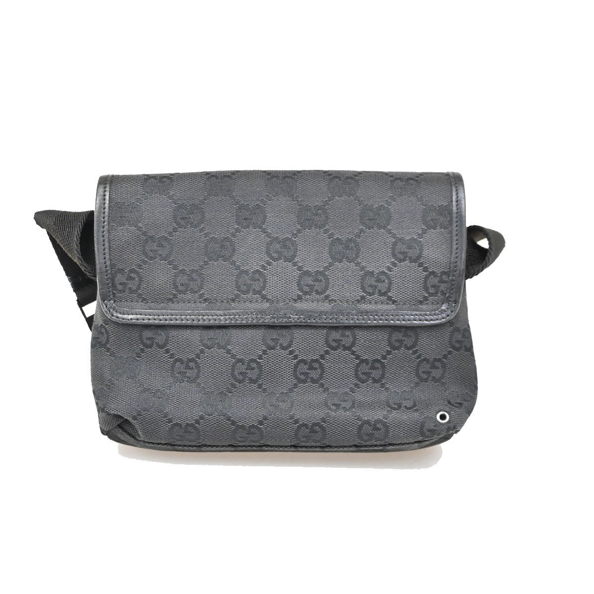 Gucci Vintage Jackie Waist Bag GG Canvas