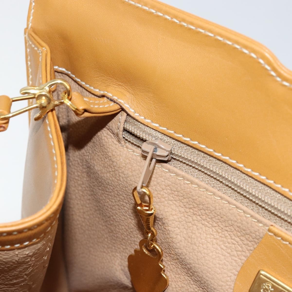 Gucci Vintage Shoulder Bag Canvas and Leather