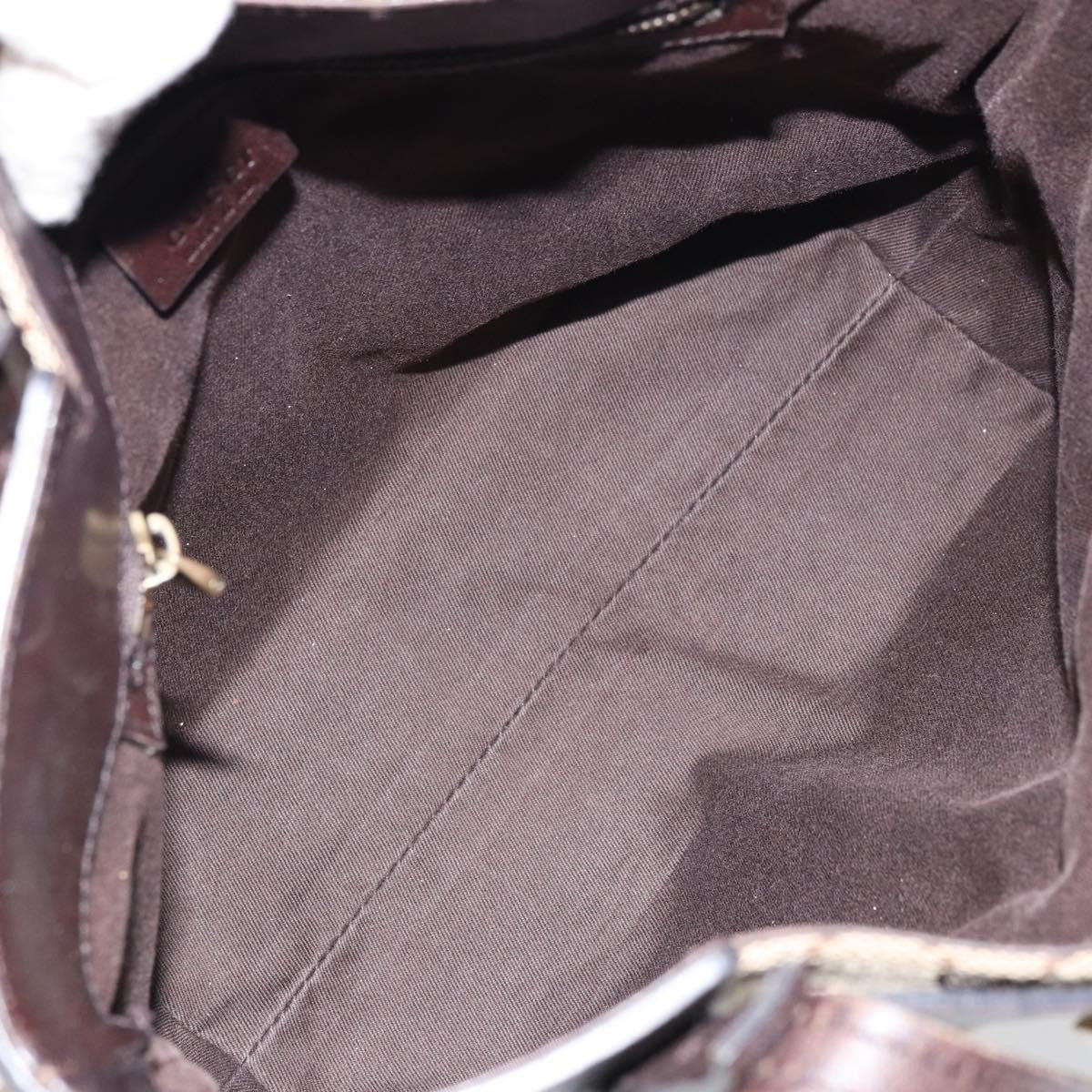 Gucci Belted Bucket Tote GG Canvas with Leather