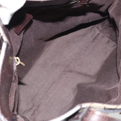 Gucci Belted Bucket Tote GG Canvas with Leather