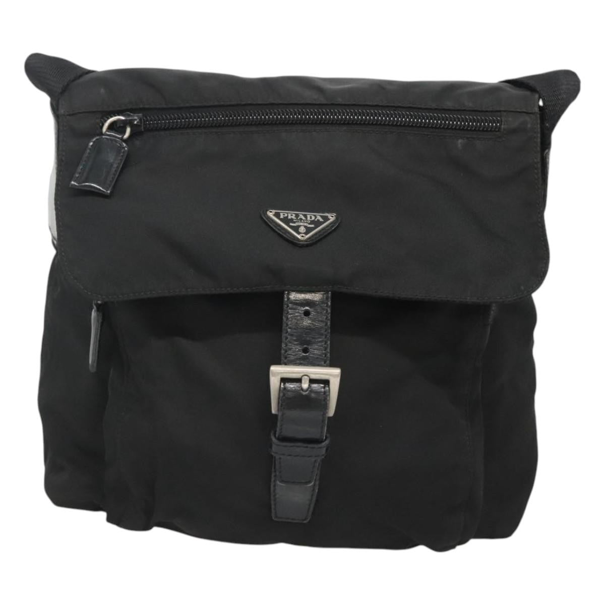 Prada Buckle Messenger Bag Tessuto