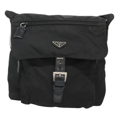 Prada Buckle Messenger Bag Tessuto