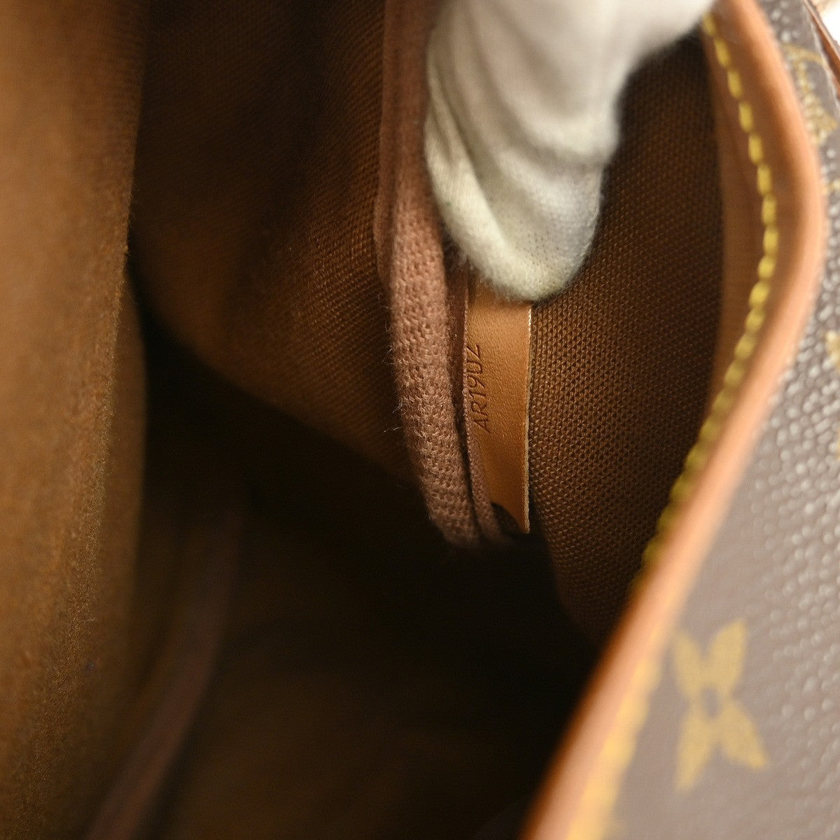 Louis Vuitton Saumur Handbag Monogram Canvas