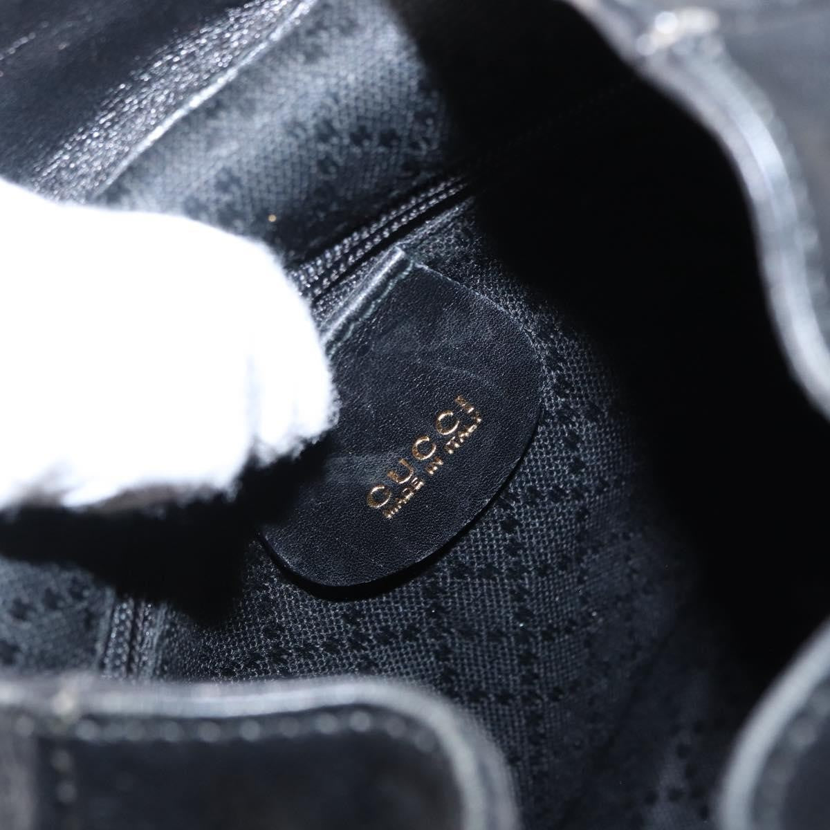 Gucci Vintage Bamboo Backpack Leather