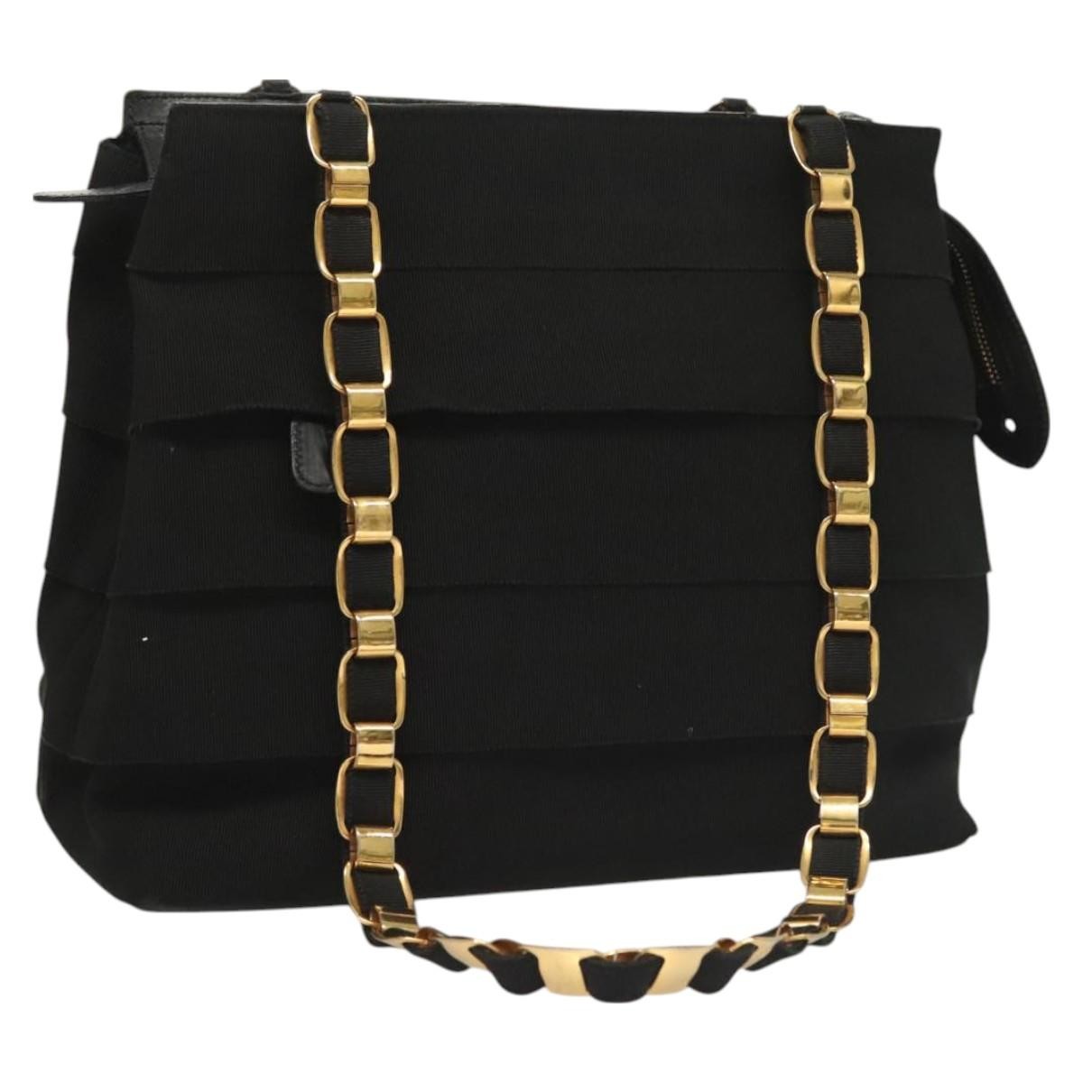 Salvatore Ferragamo Vala Shoulder Bag Canvas