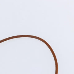 Hermes Annee Mediterranee Cadena Charm Necklace Metal and Leather