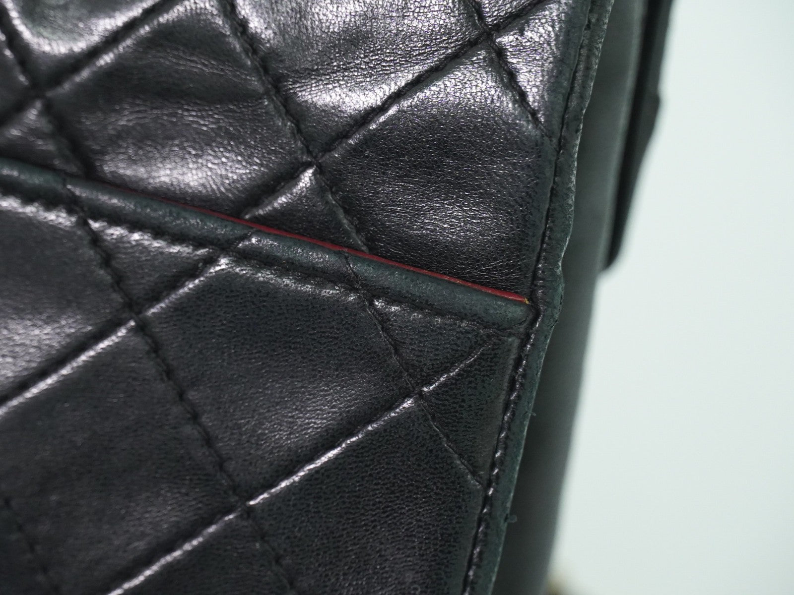 Chanel Vintage Round Flap Bag Quilted Lambskin