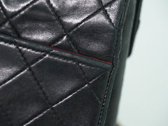 Chanel Vintage Round Flap Bag Quilted Lambskin