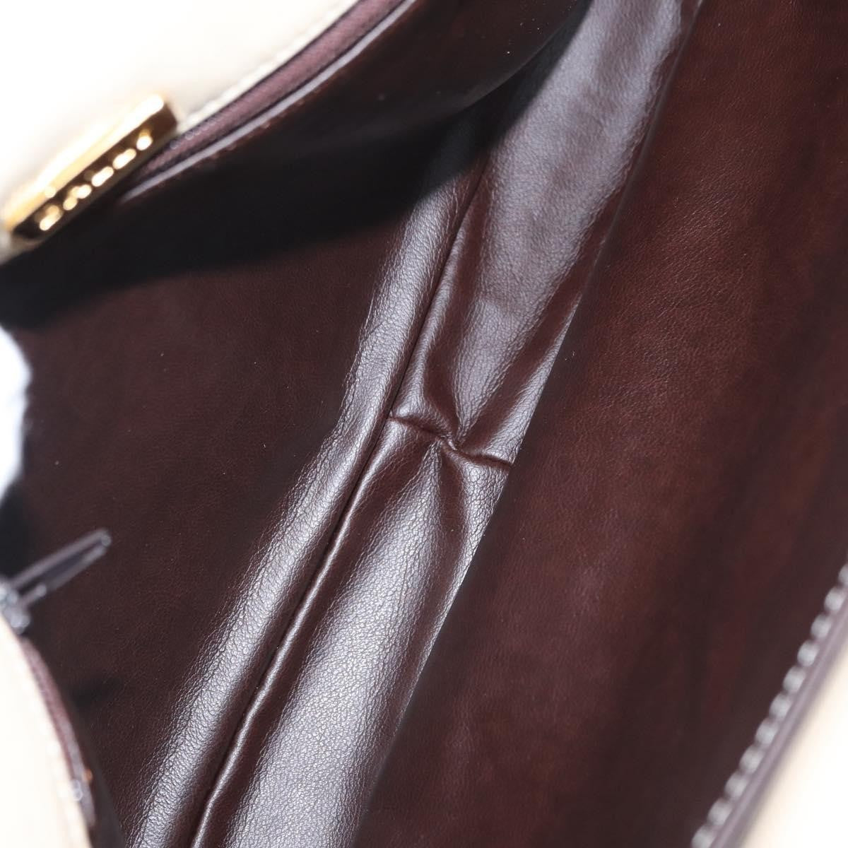 Bally Vintage Chain Shoulder Bag Quilted Leather