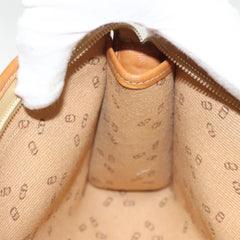 Christian Dior Vintage Zip Pochette Canvas and leather