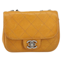 Chanel Chain Flap Bag Quilted Leather