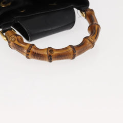 Gucci Vintage Bamboo Sling Backpack Leather