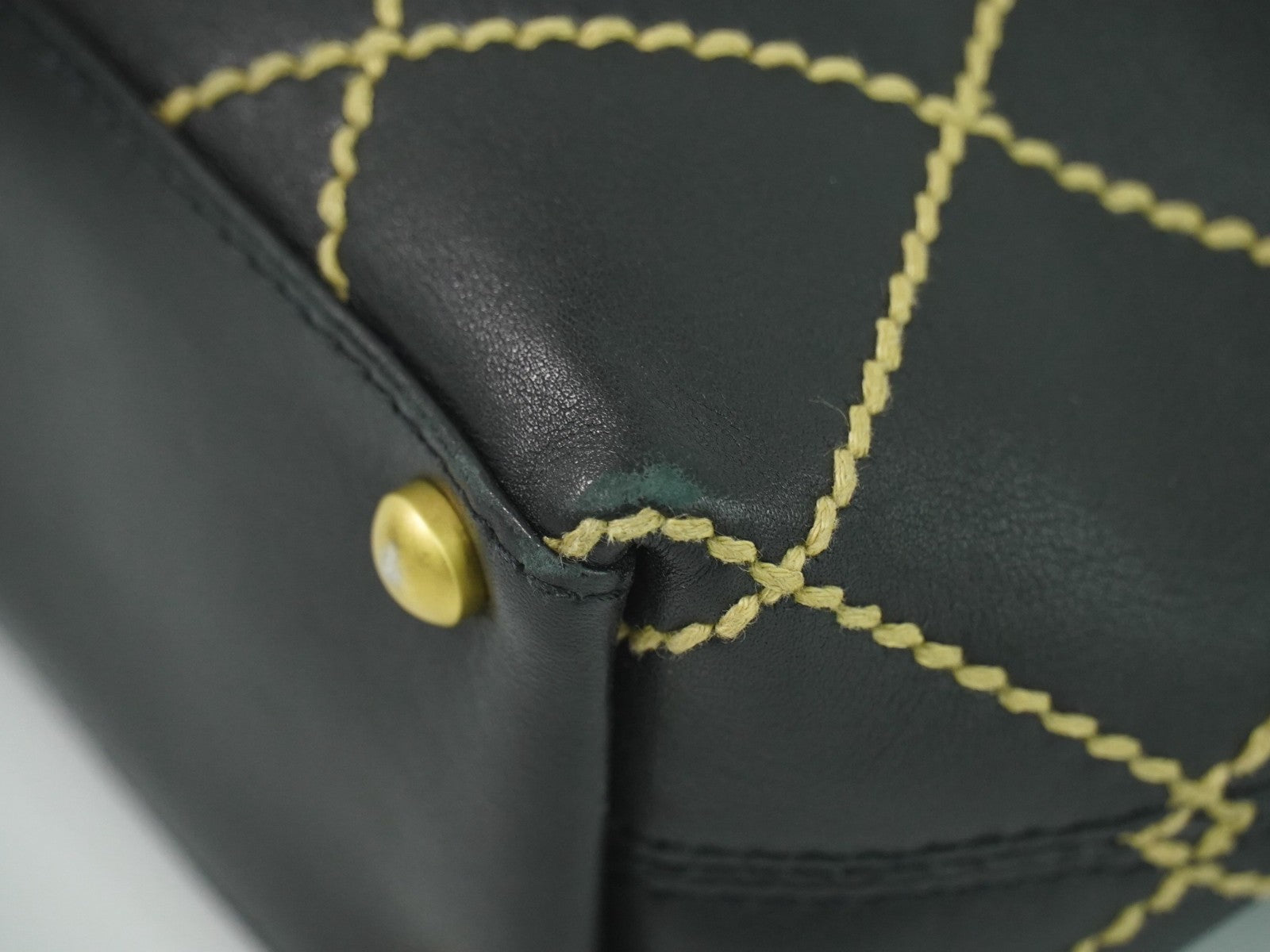 Chanel Surpique Tote Quilted Leather