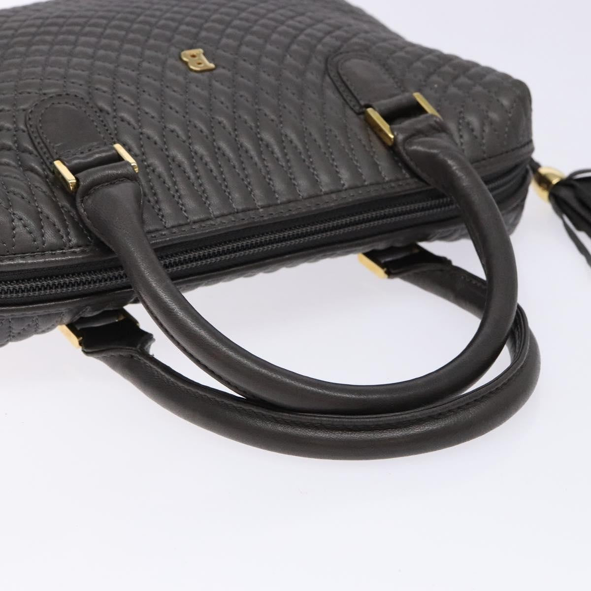 Bally Vintage Handbag Quilted Leather