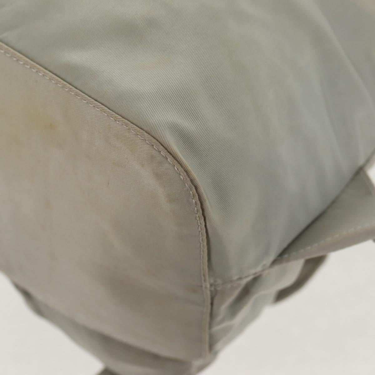 Prada Double Pocket Backpack Chain Shoulder Bag Re-Nylon