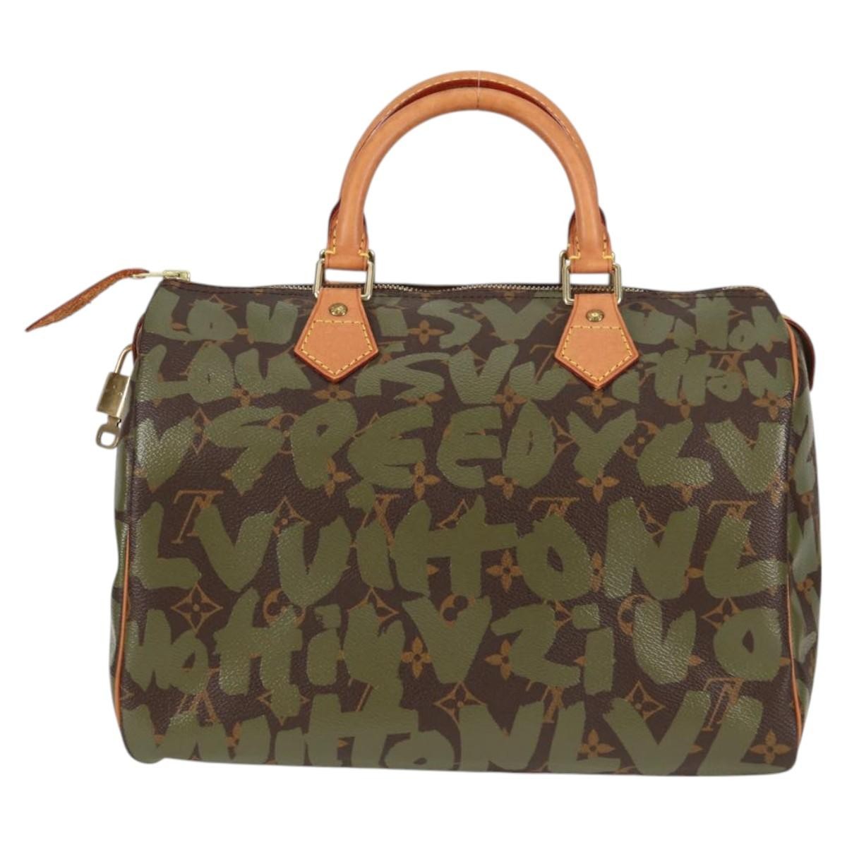 Louis Vuitton Speedy Handbag Limited Edition Monogram Graffiti