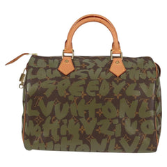 Louis Vuitton Speedy Handbag Limited Edition Monogram Graffiti