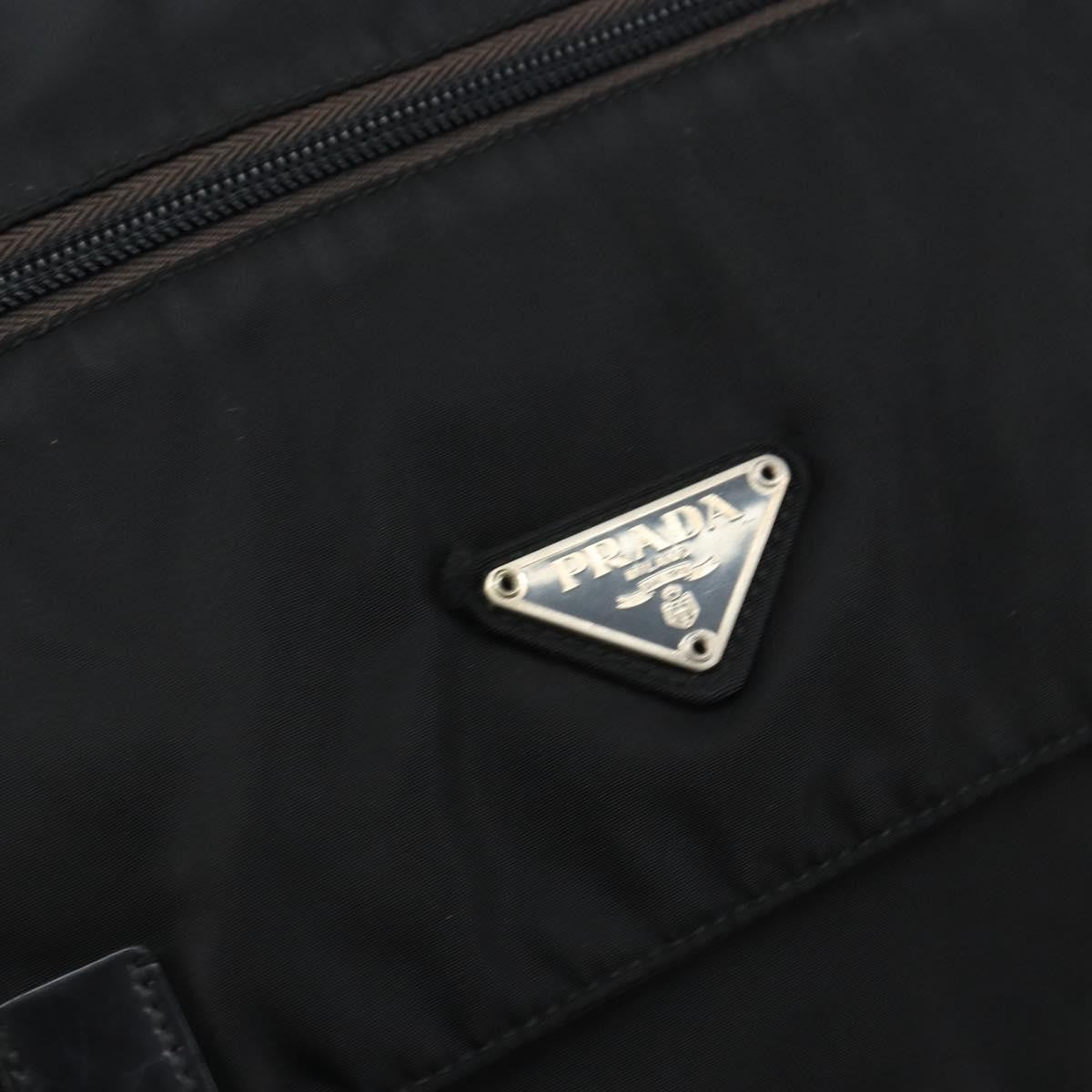 Prada Double Buckle Flap Messenger Bag Tessuto