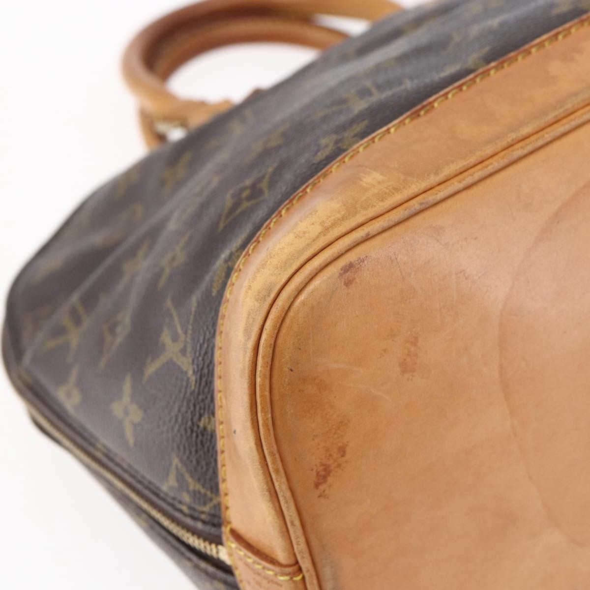 Louis Vuitton Vintage Alma Handbag Monogram Canvas