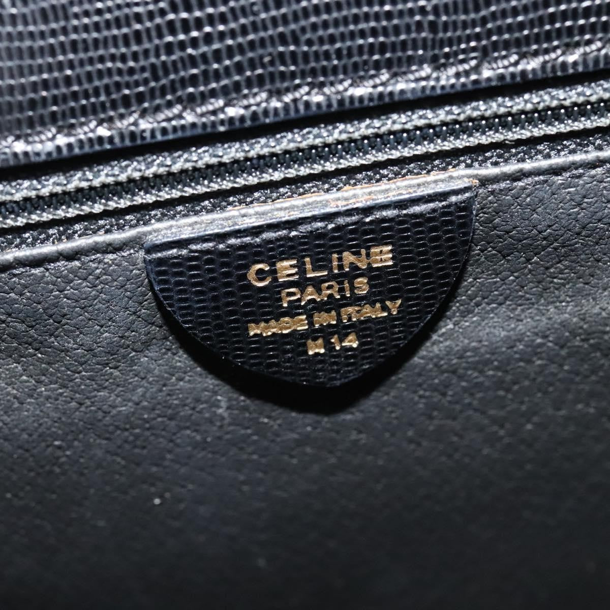 Celine Circle Logo Handbag Leather